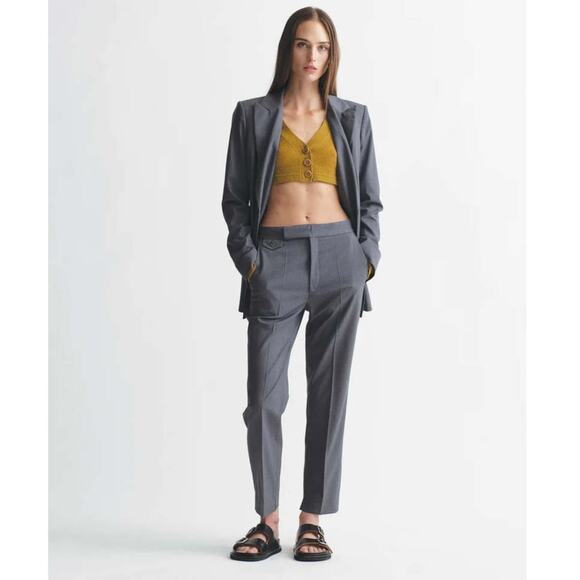 Maria McManus Crop Cigarette Pant Trouser Medium Heather...